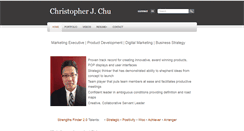 Desktop Screenshot of christopherjchu.com